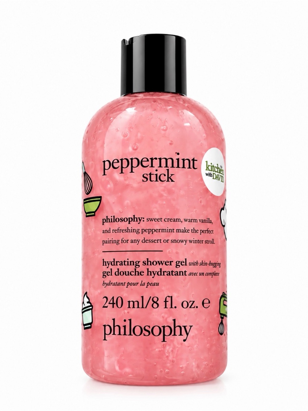Philosophy Peppermint Stick Hydrating Shower Gel - Pink Sealed and Brand New